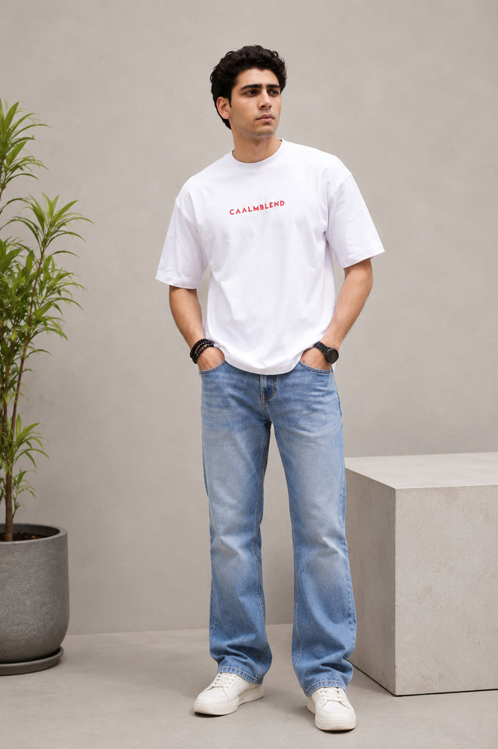 Clarity | White Oversized T-Shirt