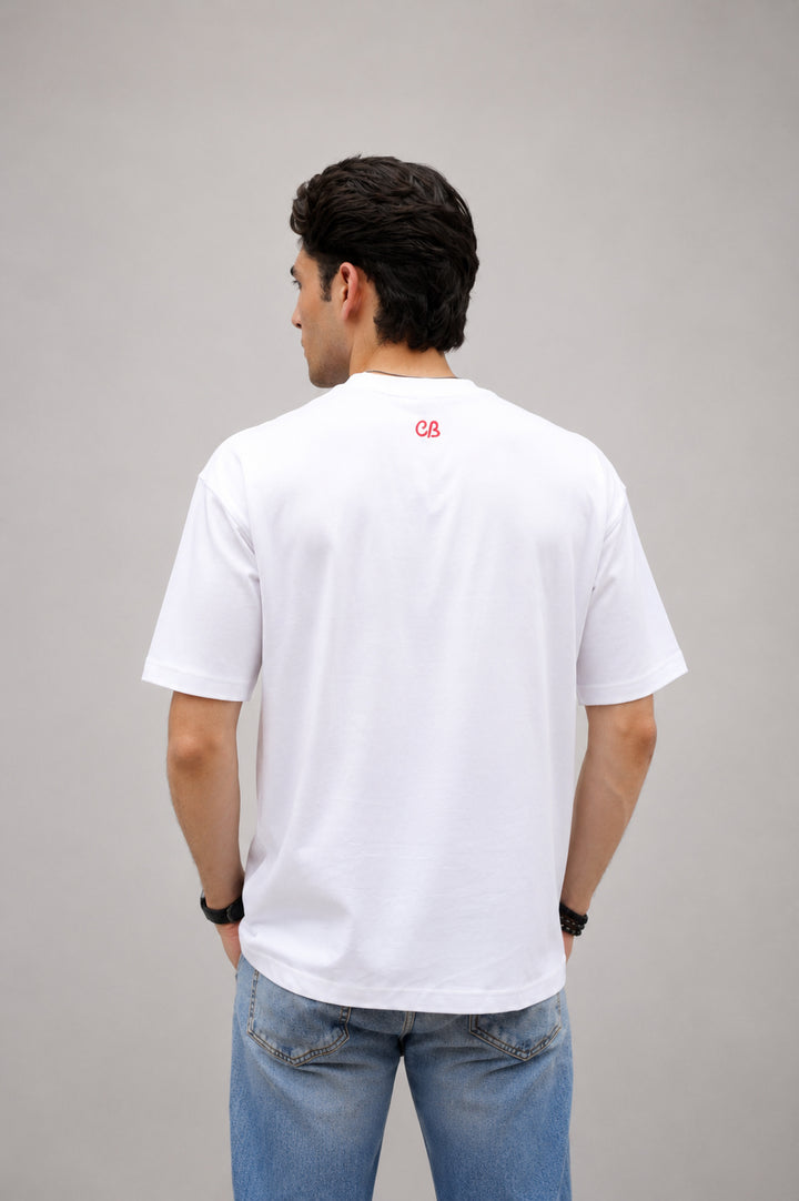 Clarity | White Oversized T-Shirt
