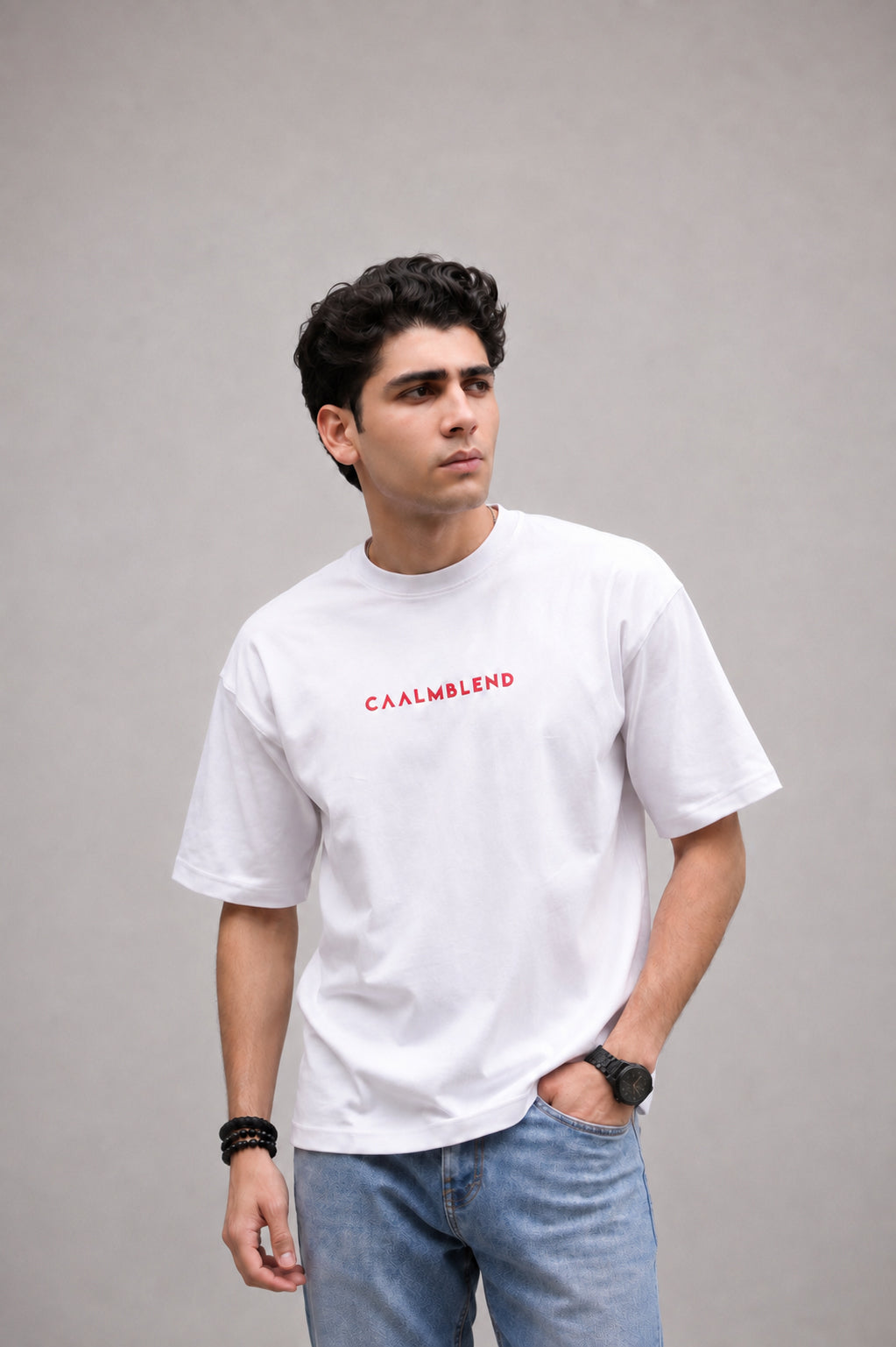 Clarity | White Oversized T-Shirt