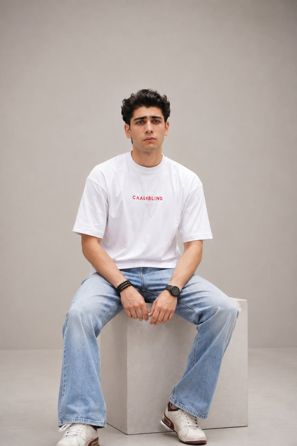 Clarity | White Oversized T-Shirt