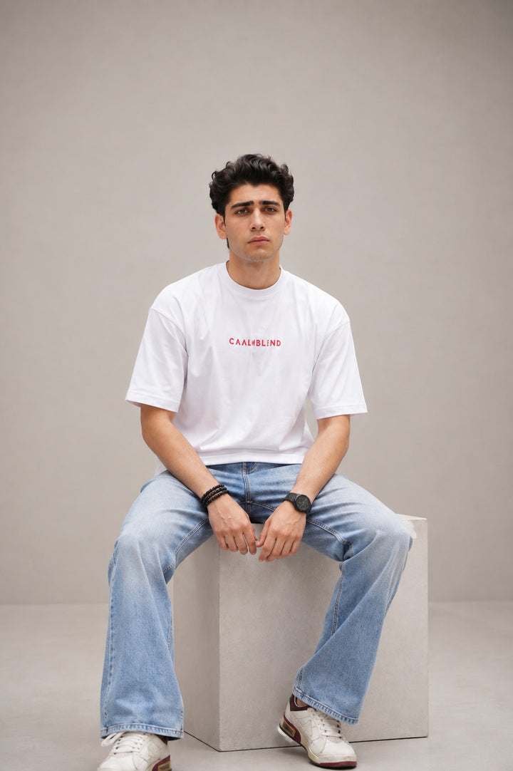 Clarity | White Oversized T-Shirt