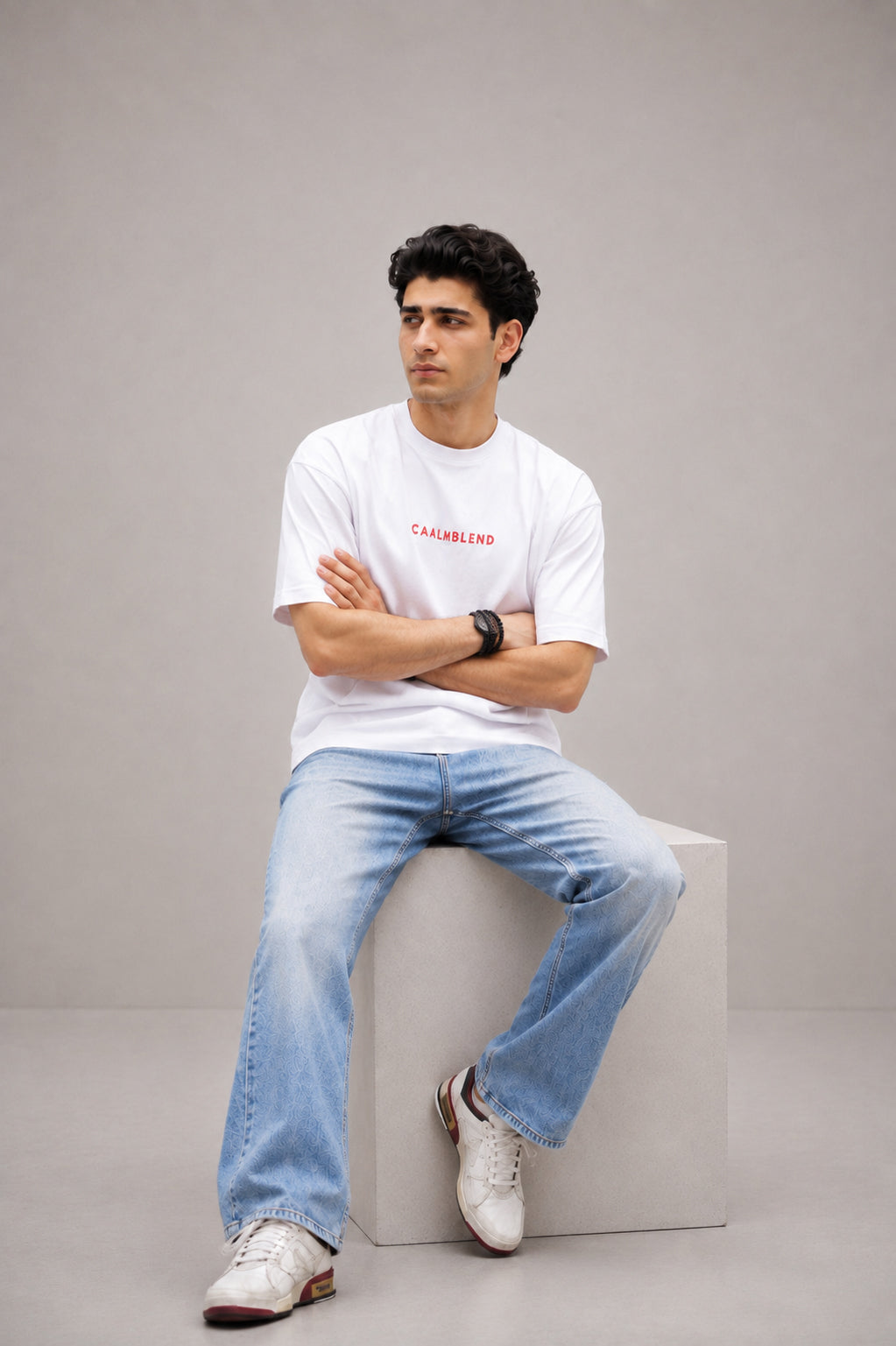 Clarity | White Oversized T-Shirt