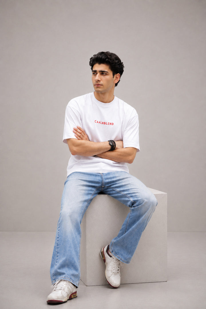 Clarity | White Oversized T-Shirt