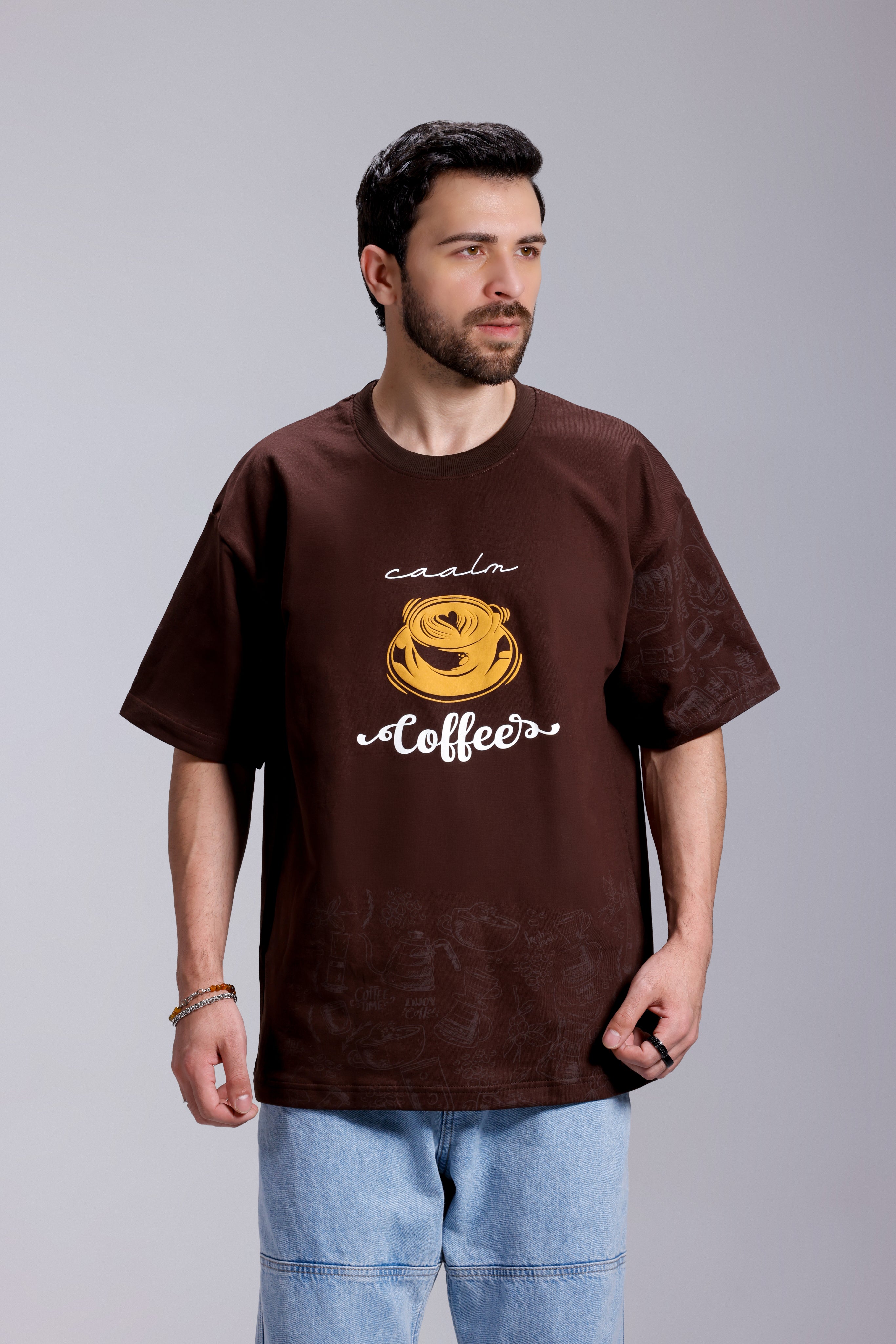 CAALM COFFEE T-shirt – Oversized Fit
