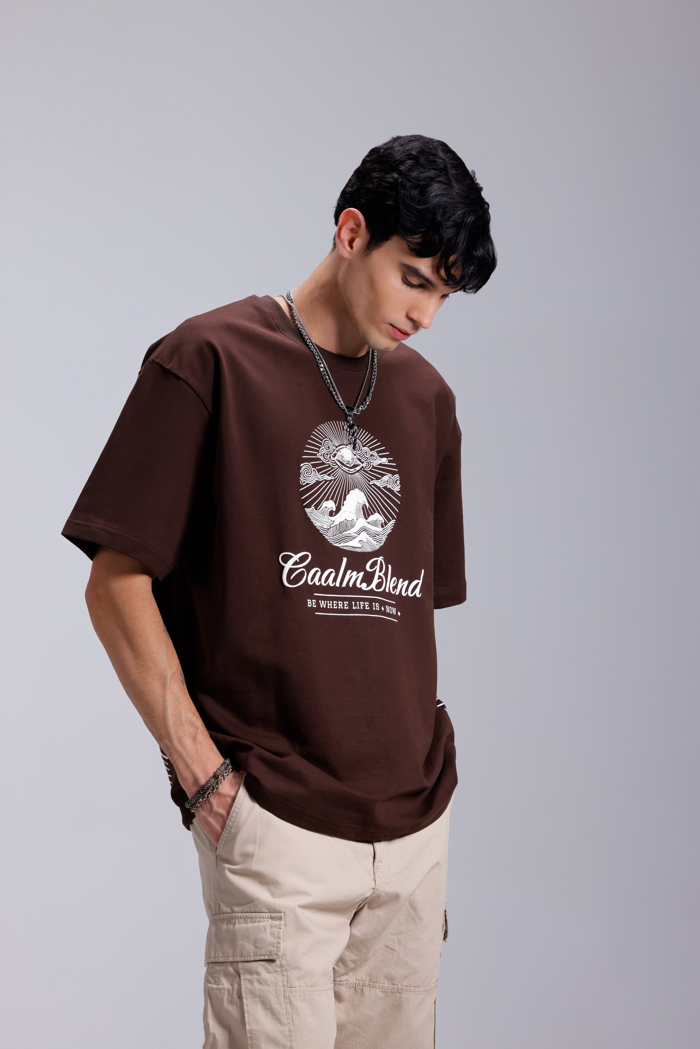 SEIZE THE CAALM T-shirt – Oversized Fit