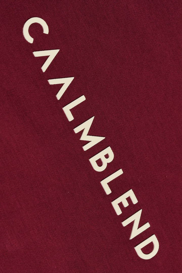 Warmth | Maroon Oversized T-Shirt